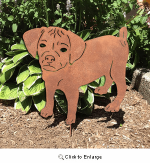 Puggle Garden Stake