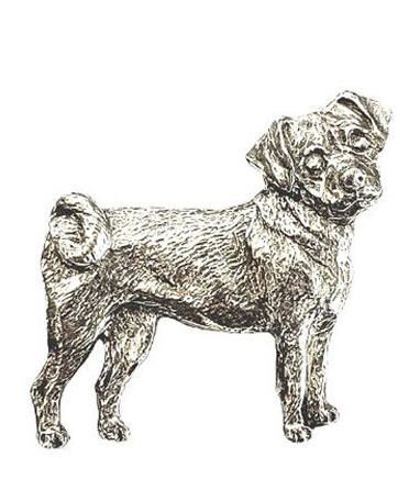 Puggle Pewter Pin