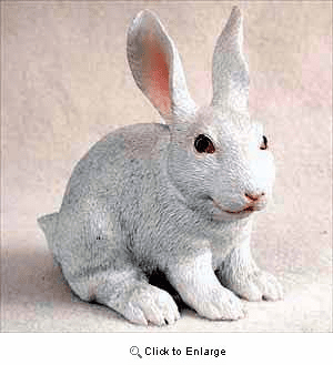 Rabbit Figurine White