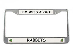 Rabbit License Plate Frame