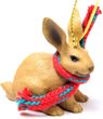 Rabbit Tiny One Christmas Ornament Brown