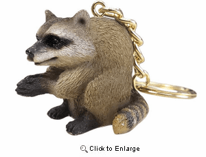 Raccoon Keychain