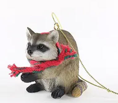 Raccoon (Large) Ornament