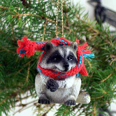 Raccoon Tiny One Christmas Ornament