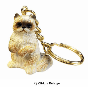 Ragdoll Cat Keychain