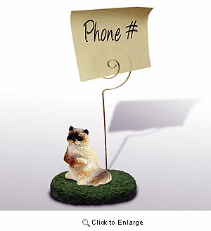 Ragdoll Cat Note Holder