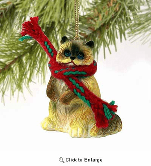 Ragdoll Cat Tiny One Christmas Ornament