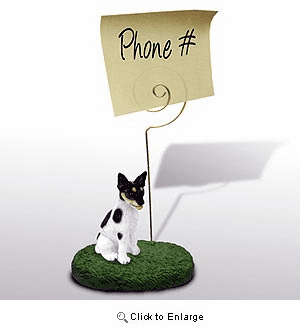 Rat Terrier Note Holder