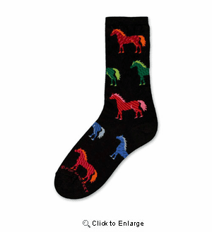Retro Horses Socks