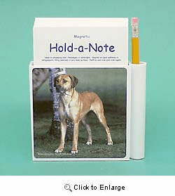 Rhodesian Ridgeback Hold-a-Note