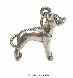 Rhodesian Ridgeback Sterling Silver Charm