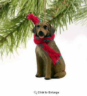Rhodesian Ridgeback Tiny One Christmas Ornament