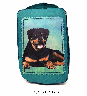 Rottweiler Tote Bag - Foldable to Pouch