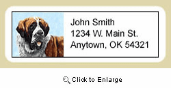 Saint Bernard Address Labels