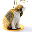 Saint Bernard Christmas Ornament Angel