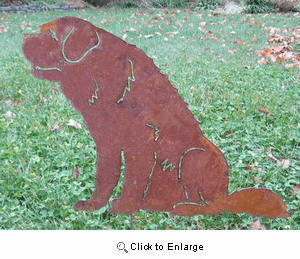 Saint Bernard Garden Stake