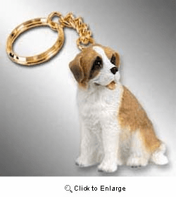 Saint Bernard Keychain