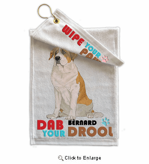 Saint Bernard Paw Wipe Towel