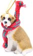 Saint Bernard Tiny One Christmas Ornament Rough Coat