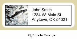 Salmon Address Labels