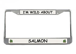 Salmon License Plate Frame