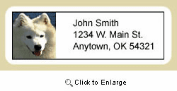 Samoyed Address Labels