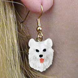 Samoyed Authentic Earrings