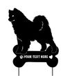 Samoyed Garden Stake