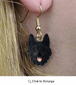 Schipperke Authentic Earrings