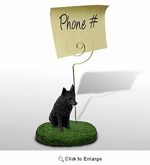 Schipperke Note Holder