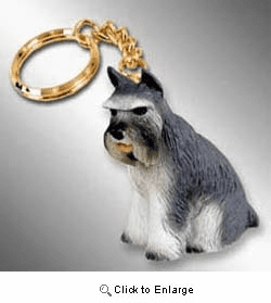 Schnauzer Keychain