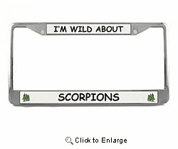 Scorpion License Plate Frame