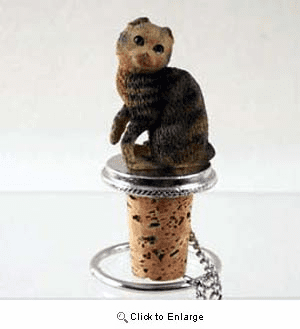 Scottish Fold Cat Bottle Stopper