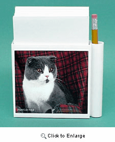 Scottish Fold Cat Hold-a-Note