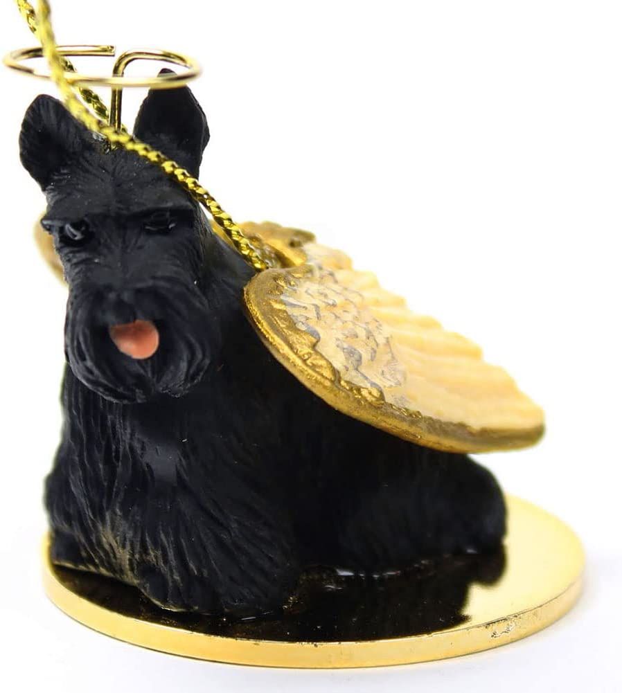 Scottish Terrier Christmas Ornament Angel Animal Den