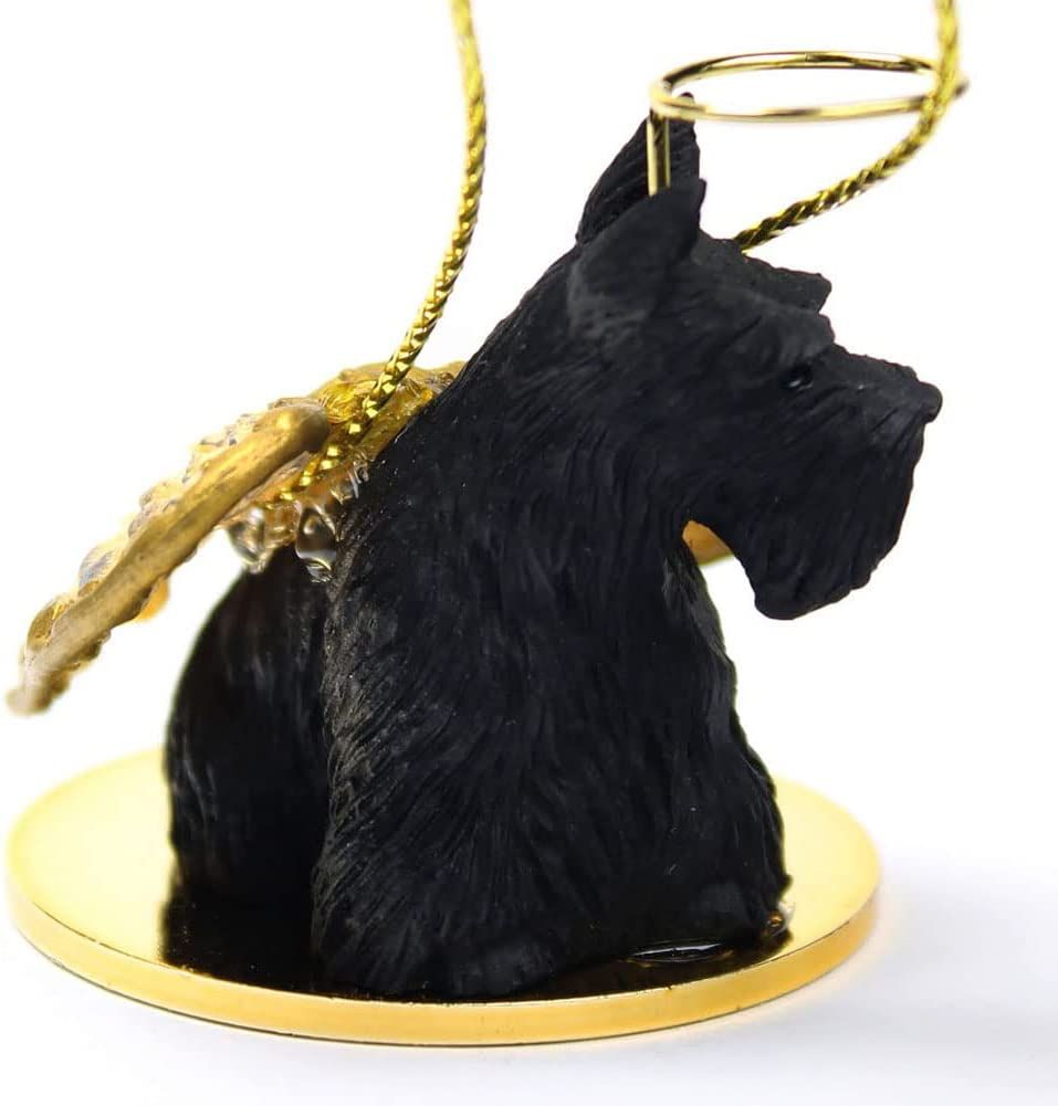 Scottish Terrier Christmas Ornament Angel Animal Den