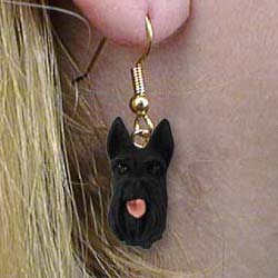 Scottish Terrier Authentic Earrings