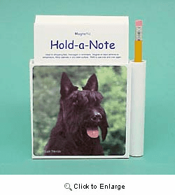 Scottish Terrier Hold-a-Note