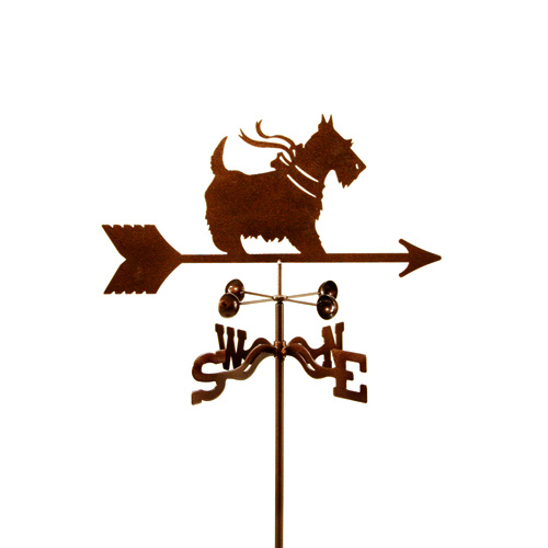 Scottish Terrier Weathervane with Bow