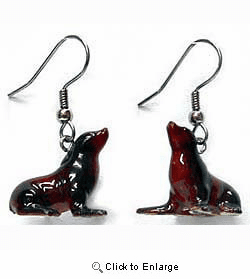 Sea Lion Earrings True to Life
