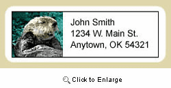 Sea Otter Address Labels