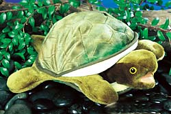 Folkmanis Sea Turtle Hand Puppet Plush 16