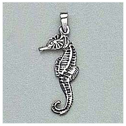 Seahorse Pendant Sterling Silver