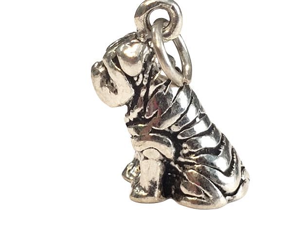 Shar Pei Sterling Silver Charm