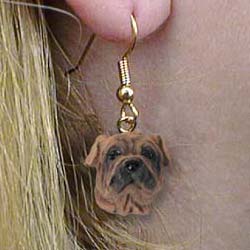Shar Pei Authentic Earrings