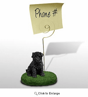 Shar Pei Note Holder