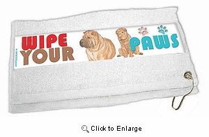 Shar Pei Paw Wipe Towel