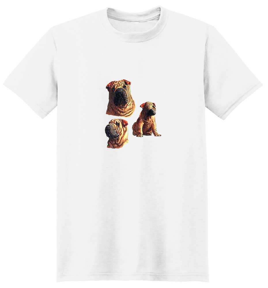 Shar Pei T-Shirt - Collage