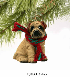 Shar Pei Tiny One Christmas Ornament Cream