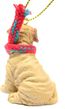 Shar Pei Tiny One Christmas Ornament Cream